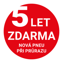 5 let zdarma nová pneu